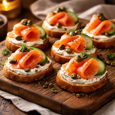 Image of Smoked Salmon Appetizers