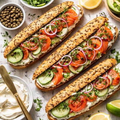 Image of Smoked Salmon Baguette
