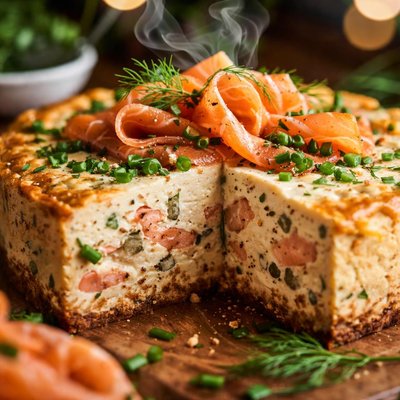 Image of Smoked Salmon Cheesecake