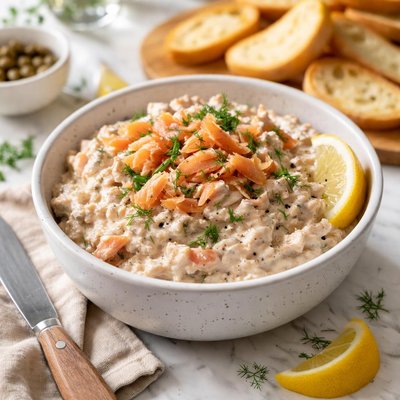 Image of Smoked Salmon Dip with Dill and Horseradish