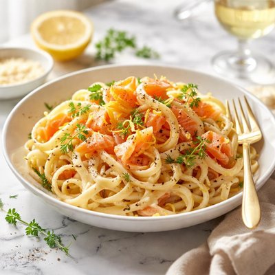 Image of Smoked Salmon Pasta