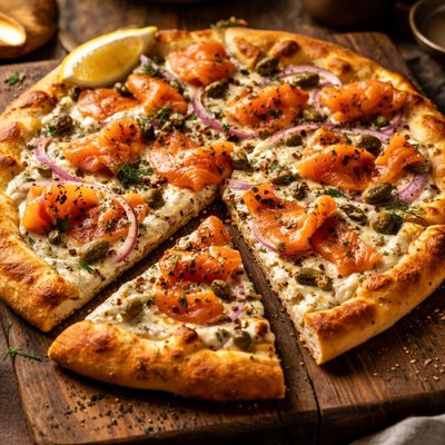 Image of Smoked Salmon Pizza