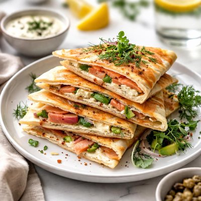 Image of Smoked Salmon Quesadilla