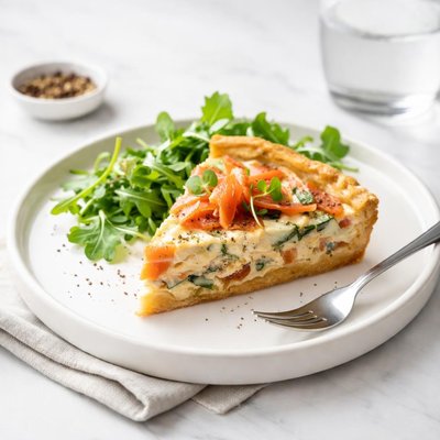 Image of Smoked Salmon Quiche