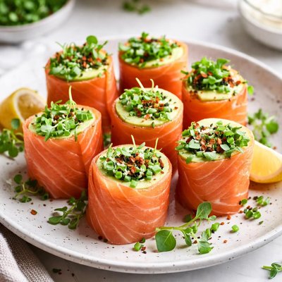 Image of Smoked Salmon Roll