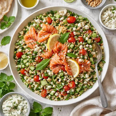 Image of Smoked Salmon Tabouli