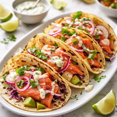 Image of Smoked Salmon Tacos