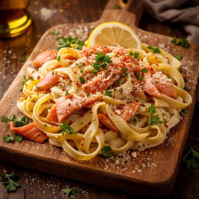 Image of Smoked Salmon Tagliatelle