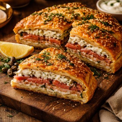 Image of Smoked Salmon Torta