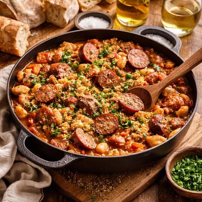 Image of Smoked Sausage Cassoulet