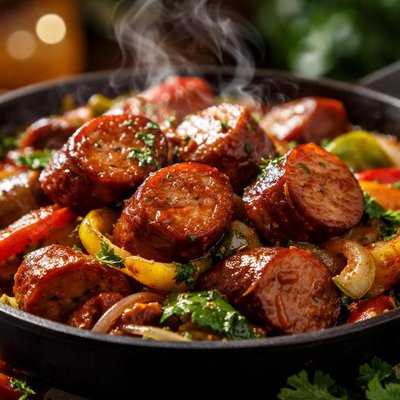 Image of Smoked Sausage Dish