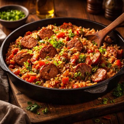 Image of Smoked Sausage Jambalaya