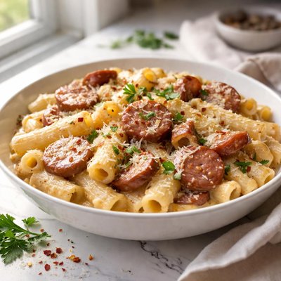 Image of Smoked Sausage Pasta W Cheese