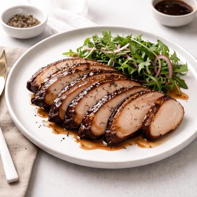 Image of Smoked Turkey with Sweet Coffee Glaze