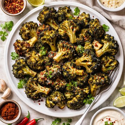 Image of Smokey Chili Roasted Broccoli