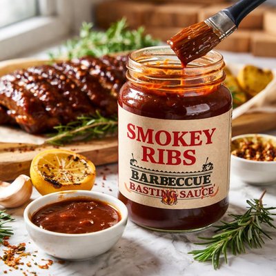 Image of Smokey Ribs Barbecue Basting Sauce