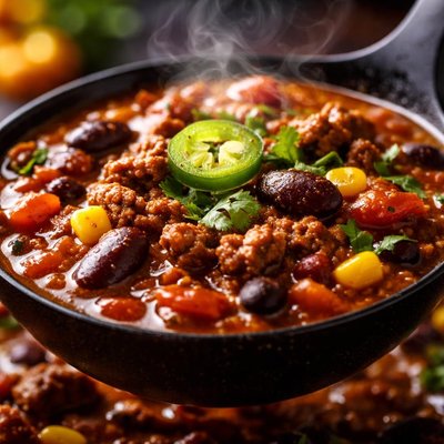 Image of Smokey Slow Cooker Chili