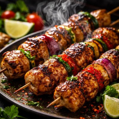 Image of Smokin Chicken Kebabs