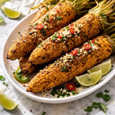 Image of Smokin Hot Caribbean Spiced Corn on the Cob