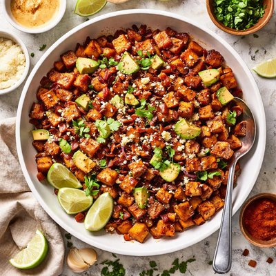 Image of Smoky Bacon and Chipotle Sweet Potatoes