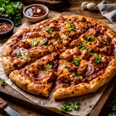 Image of Smoky Barbecue Bbq Chicken Pizza