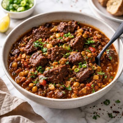 Image of Smoky Beef with Black Eyed Peas