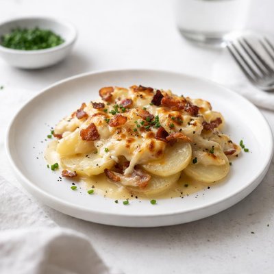 Image of Smoky Cheese and Potato Bake Crock Pot