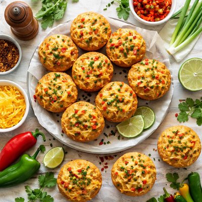 Image of Smoky Cheese Chile Muffins