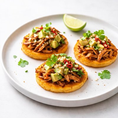 Image of Smoky Chicken Corn Cakes