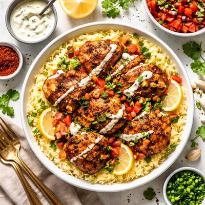 Image of Smoky Paprika Chicken Over Rice