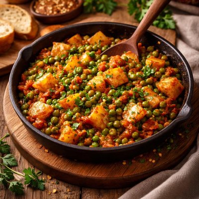 Image of Smoky Peas Potatoes