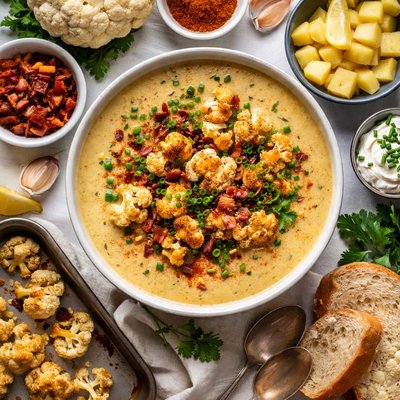 Image of Smoky Potato and Roasted Cauliflower Soup 5fix