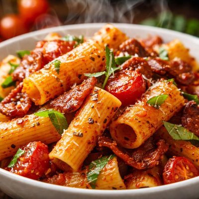 Image of Smoky Tomato Bacon Pasta