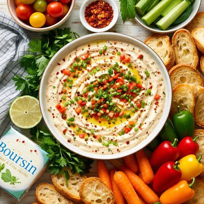 Image of Smooth and Spicy Boursin Cheese Dip