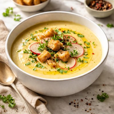 Image of Smooth Creamy Vegetable Soup