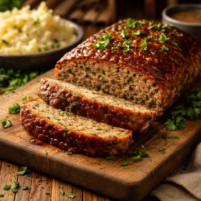 Image of Smooth Herbed Meatloaf