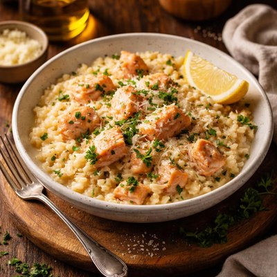 Image of Smooth Salmon Risotto