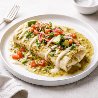 Image of Vegetarian Smothered Burrito