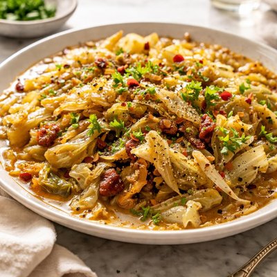 Image of Smothered Green Cabbage