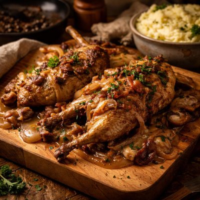 Image of Smothered Pheasant or Grouse