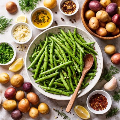 Image of Snap Beans and Potatoes