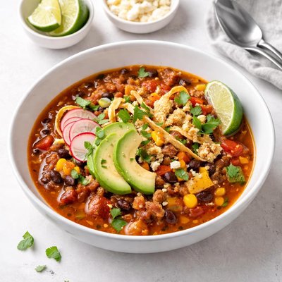 Image of Sneak in the Veggies Taco Soup