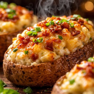 Image of Sneaky Chef Triple Stuffed Potatoes
