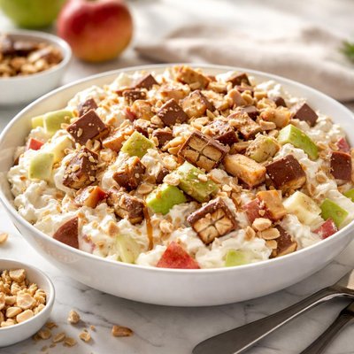 Image of Snicker Bar Apple Salad