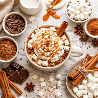 Image of Snow Capped Cinnamon Hot Cocoa