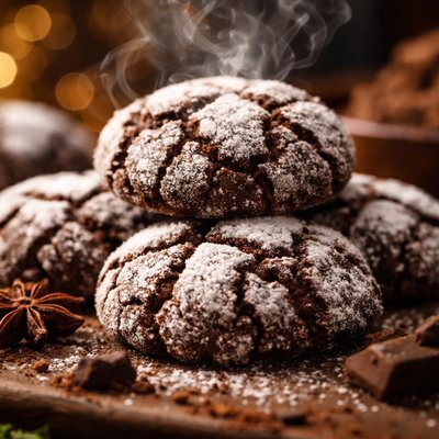 Image of Snow Capped Cocoa Crinkles