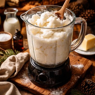 Image of Snow Cream in a Blender