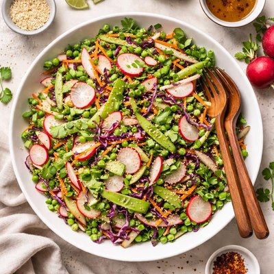 Image of Snow Pea and Radish Slaw