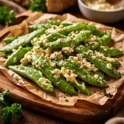 Image of Snow Peas N Cream Cheese