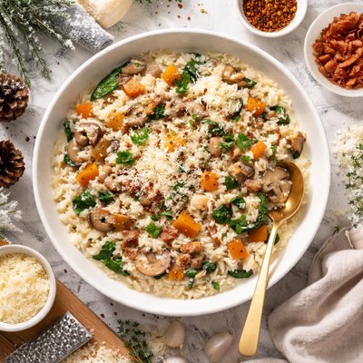 Image of Snowy Day Risotto White Risotto